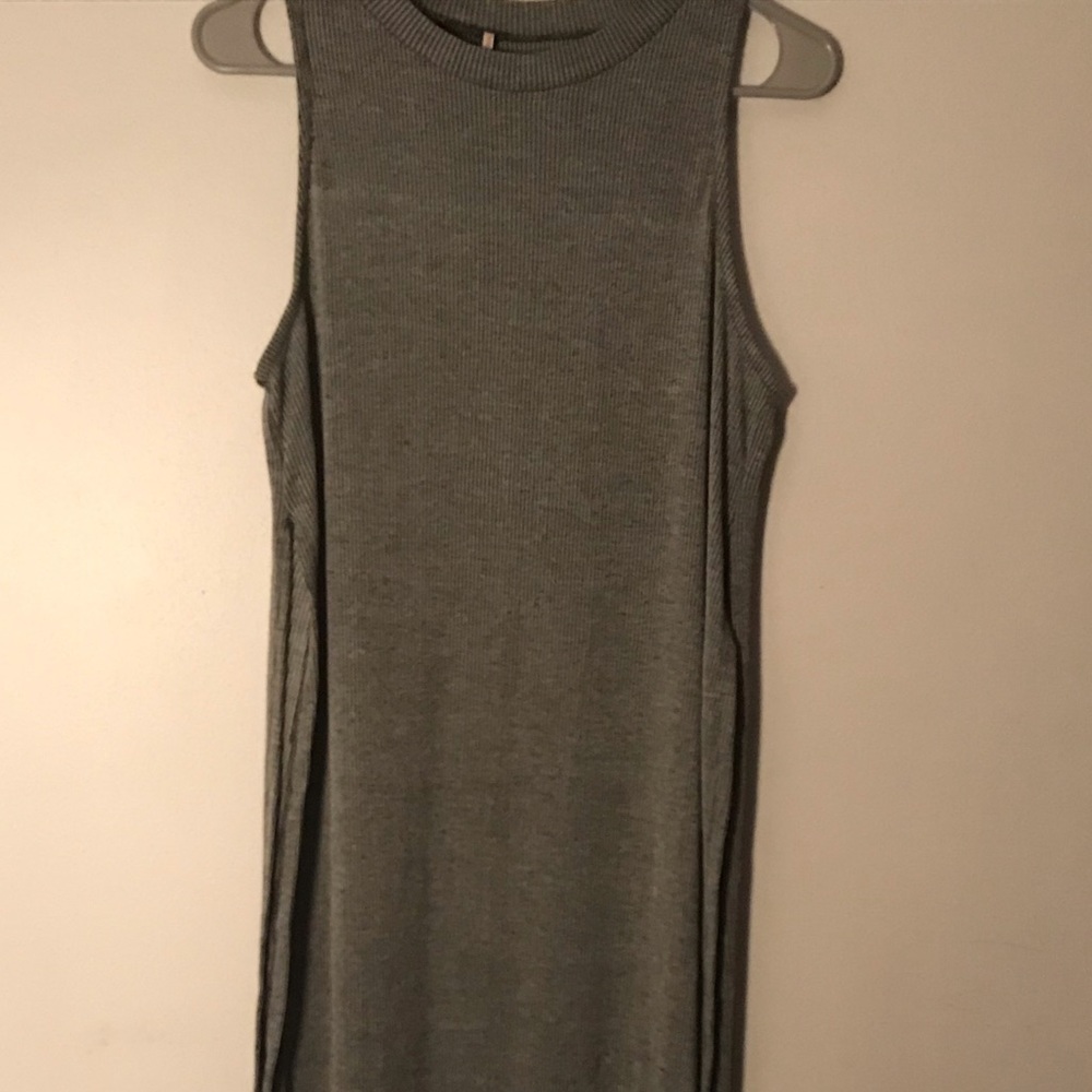 Poof! Split Maxi Dress